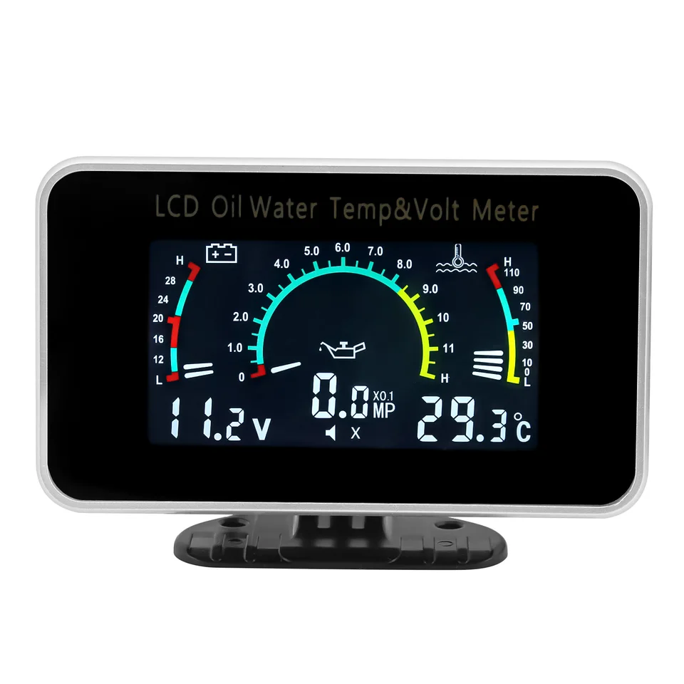 Fuel Pressure Gauge | 2-in-1 Voltmeter | 1/8 NPT Sensor Included - Thumbnail 3