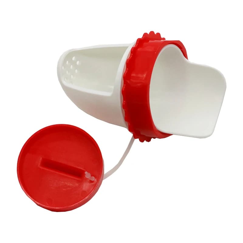 Automatic Poultry Feeder, single product on white background.