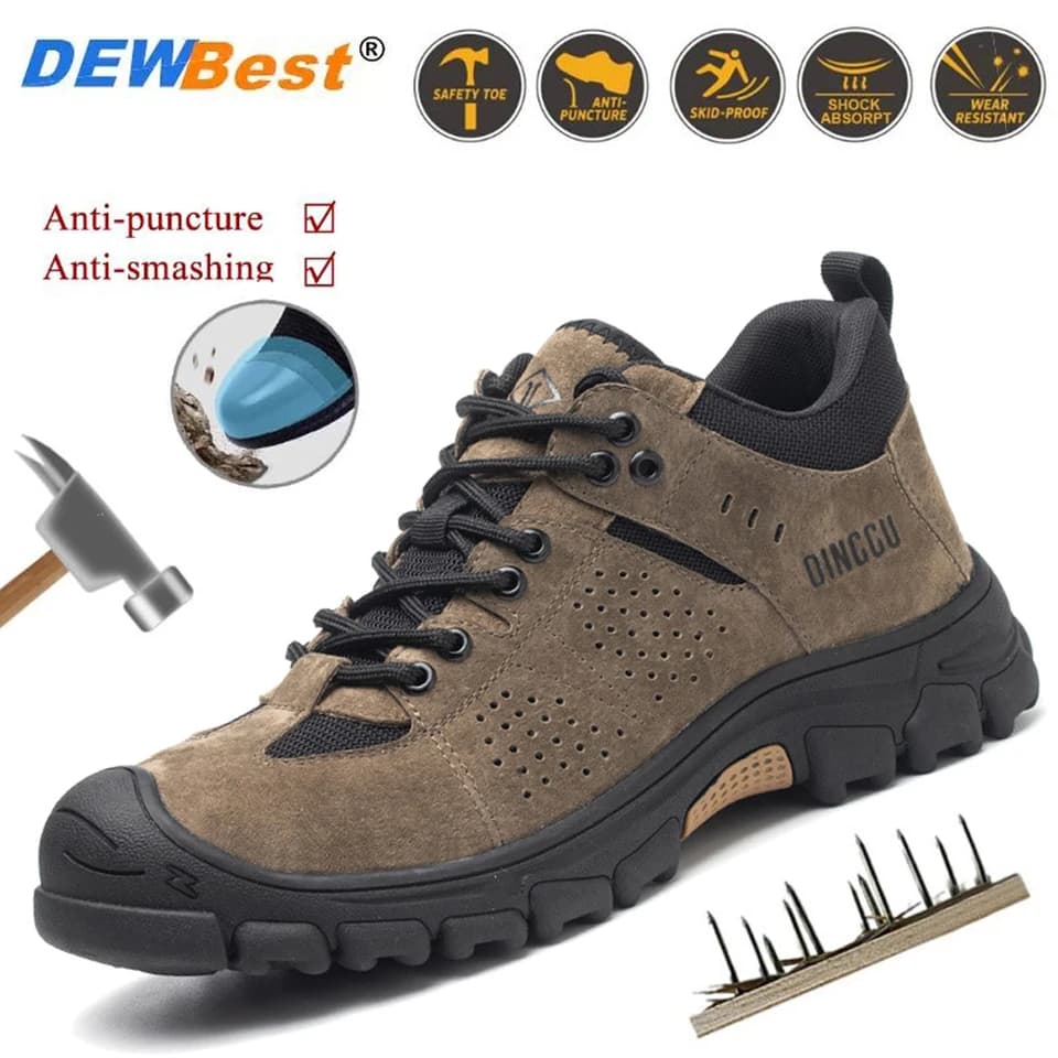 Indestructible Work Boots Steel Toe Cap | Anti-Smash & Puncture | Men's Safety Footwear - Thumbnail 2