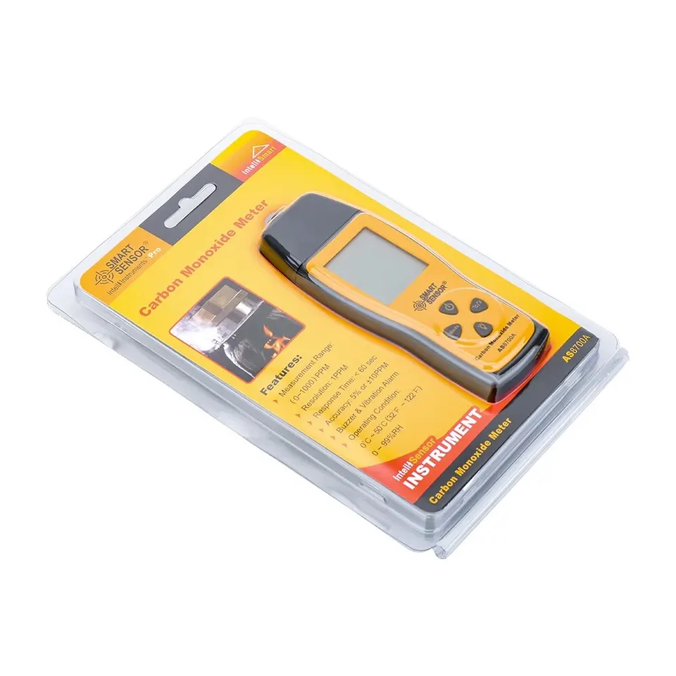 AS8700A Carbon Monoxide Detector | 1000ppm CO Meter | LCD Sound & Light Alarm - Thumbnail 6
