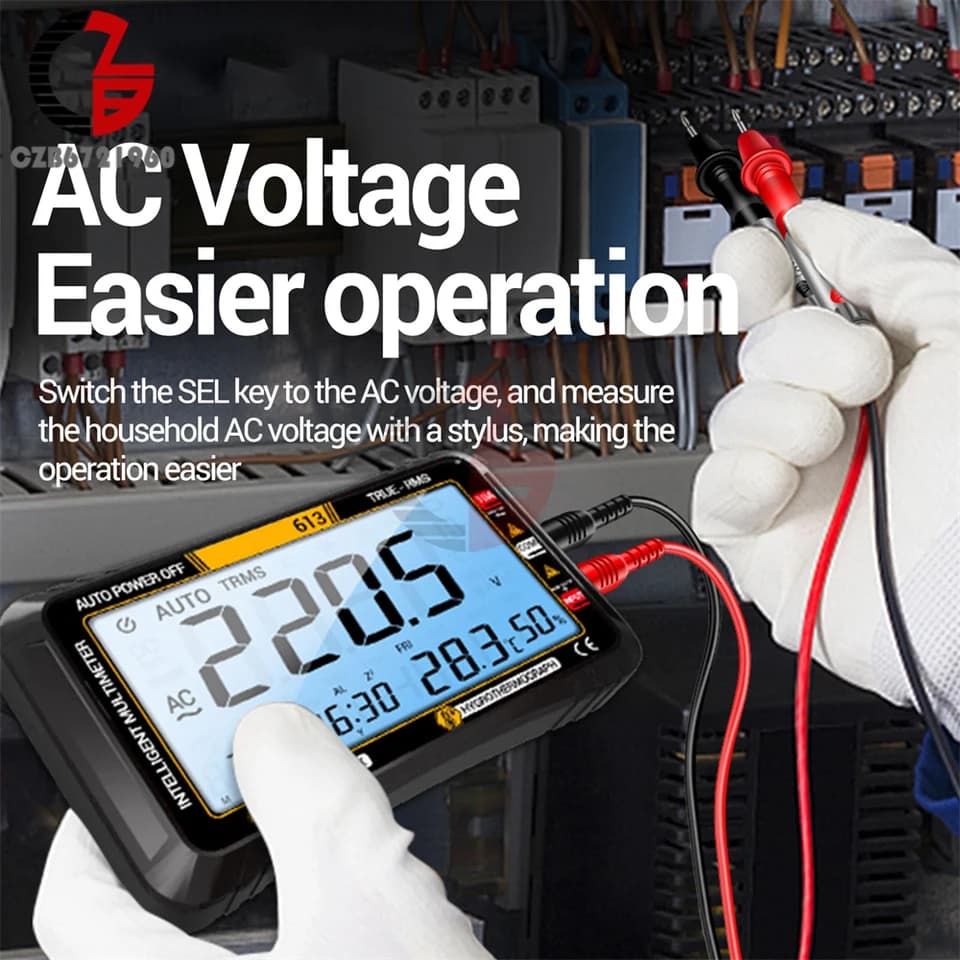 Digital Multimeter | True RMS AC/DC | Auto Electrical Capacitance Tester - Thumbnail 4