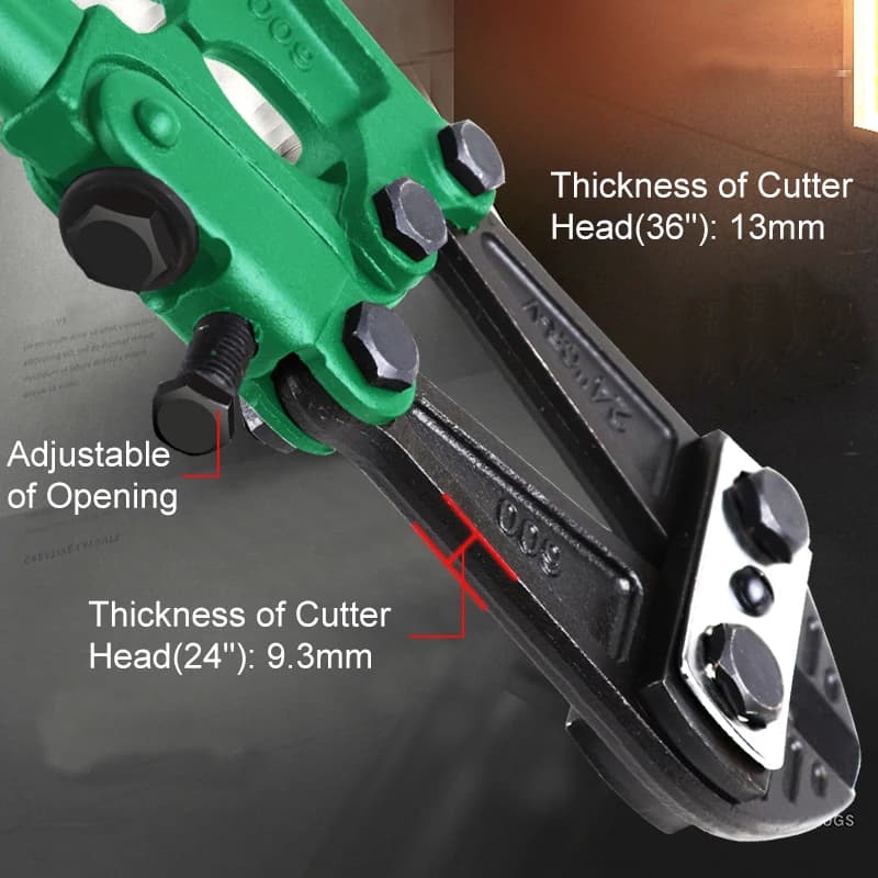 Heavy Duty Bolt Cutter | 12-14 Inch Cr-V Steel | Rebar & Chain Cutting - Thumbnail 6