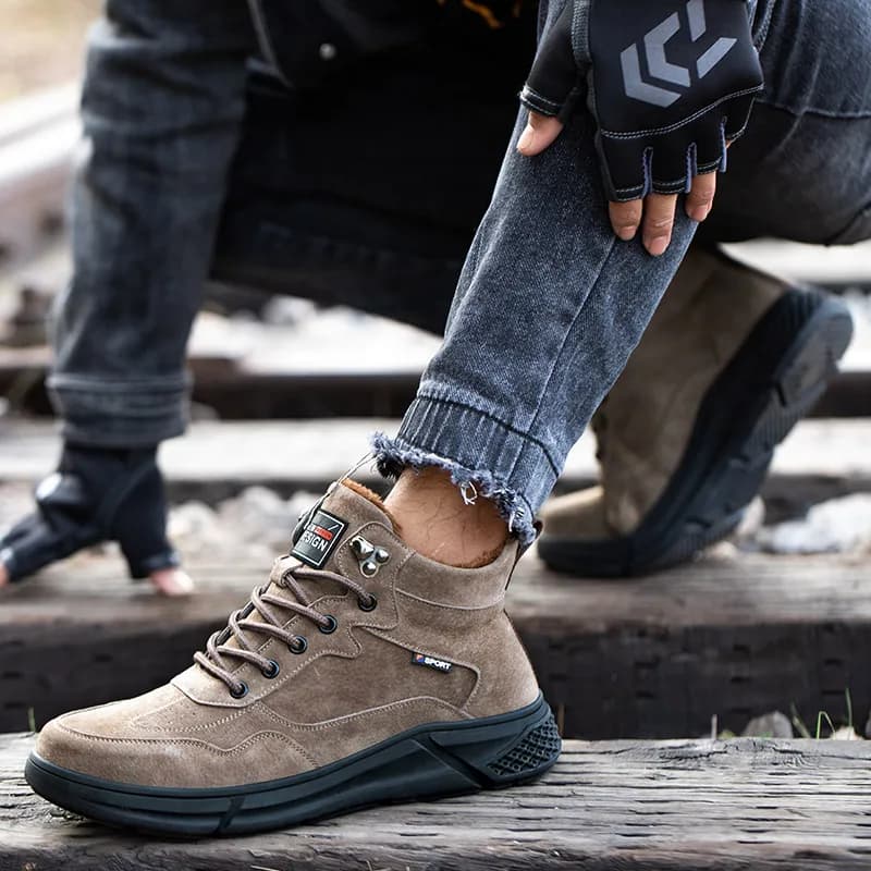 Safety Boots Steel Toe Cap | Puncture-Proof | Outdoor Work Shoes - Thumbnail 7