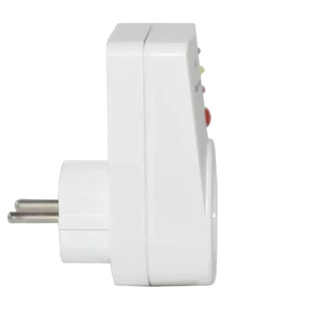 Single-Outlet Surge Protector | 1800W/15A Circuit Breaker | 110V-220V Universal Voltage - Image 1