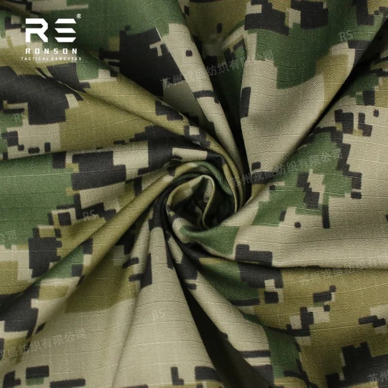 Ripstop Fabric Cotton NYCO5050 | Durable US4CES Camo Uniform Fabric - Thumbnail 5