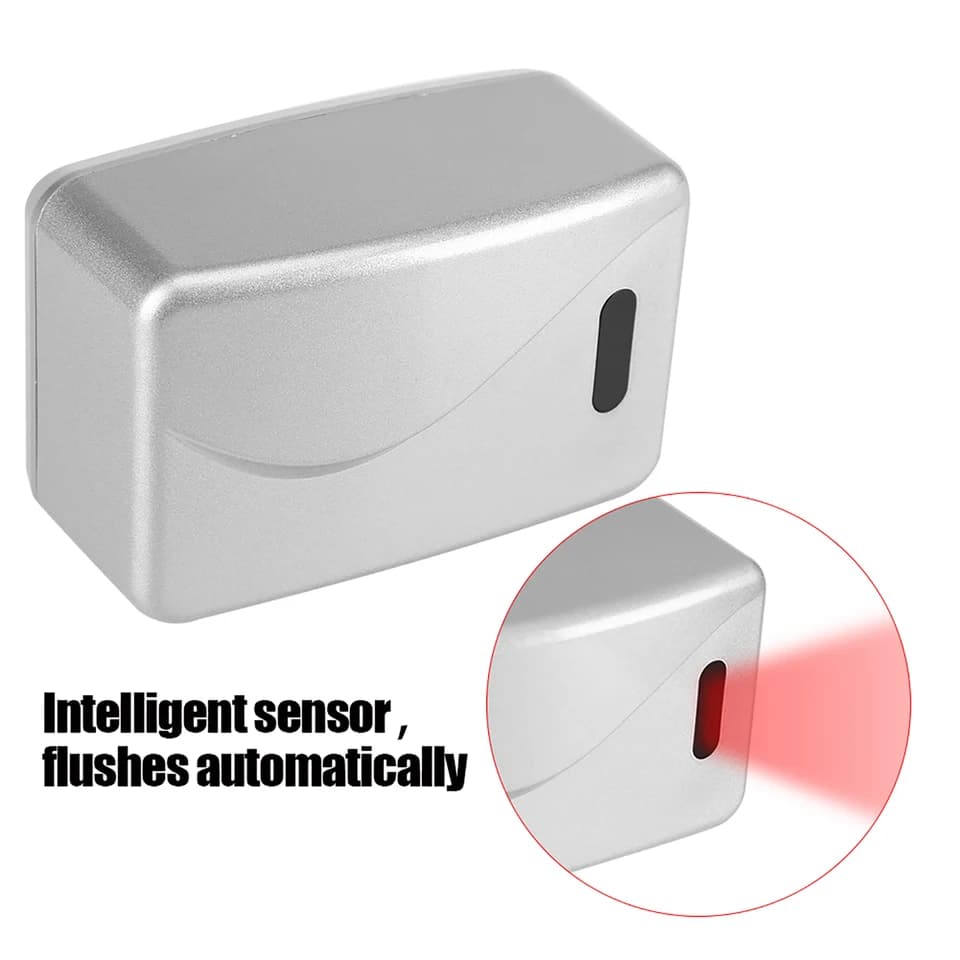 Automatic Sensor Urinal Flush Valve | Exposed Wall Mounted | 6V Touchless - Thumbnail 4