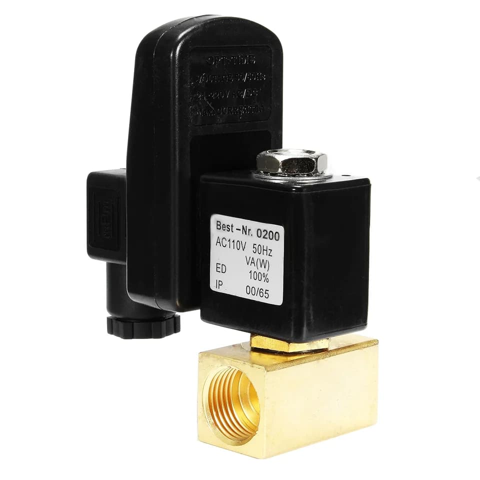 Lockshield Drain Off Valve | Timed Electronic | 1/2 Air Tank - Thumbnail 7