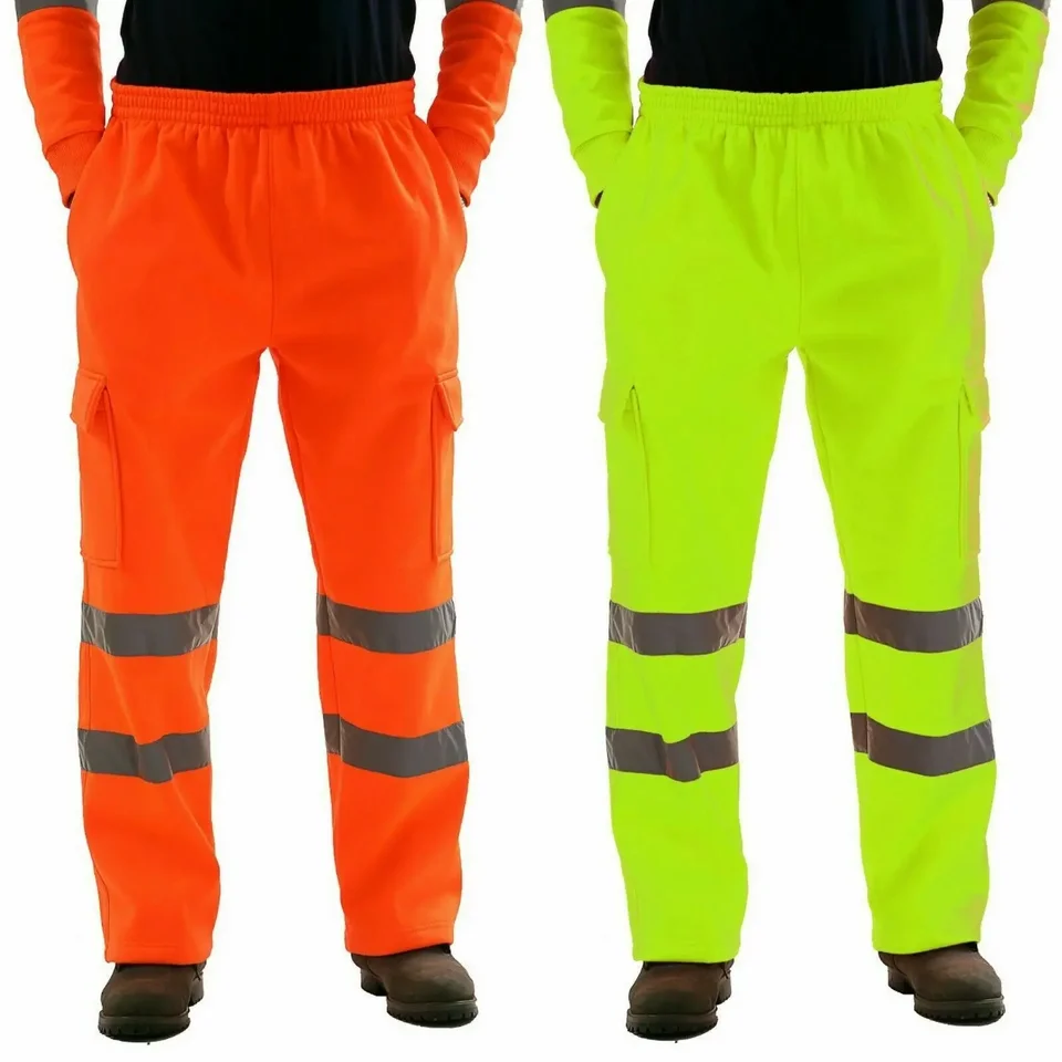 Mens Work Joggers | Reflective Safety Work Trousers | Loose Fit - Thumbnail 3
