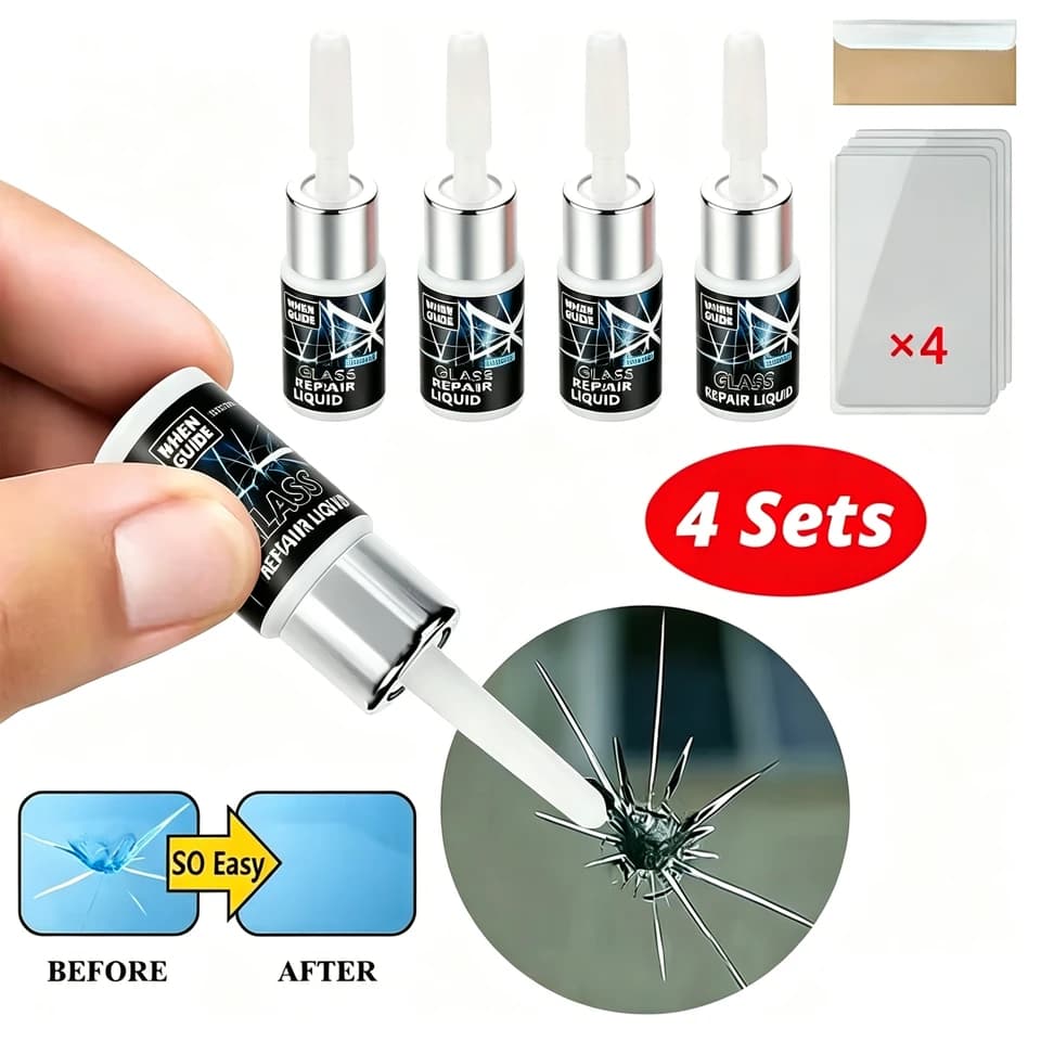 Windshield Repair Kit | Curing Resin Glue | For Glass Cracks & Chips - Thumbnail 2