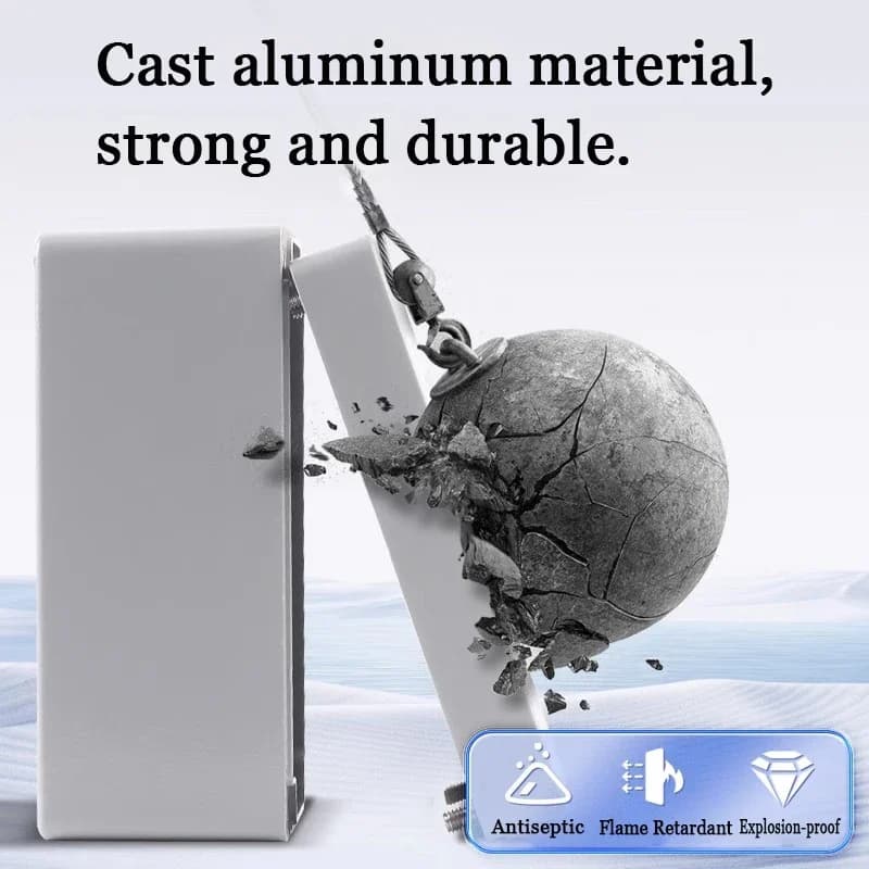 Explosion-Proof Aluminium Junction Box | IP67 Waterproof Enclosure | Outdoor Instrument Box - Thumbnail 2
