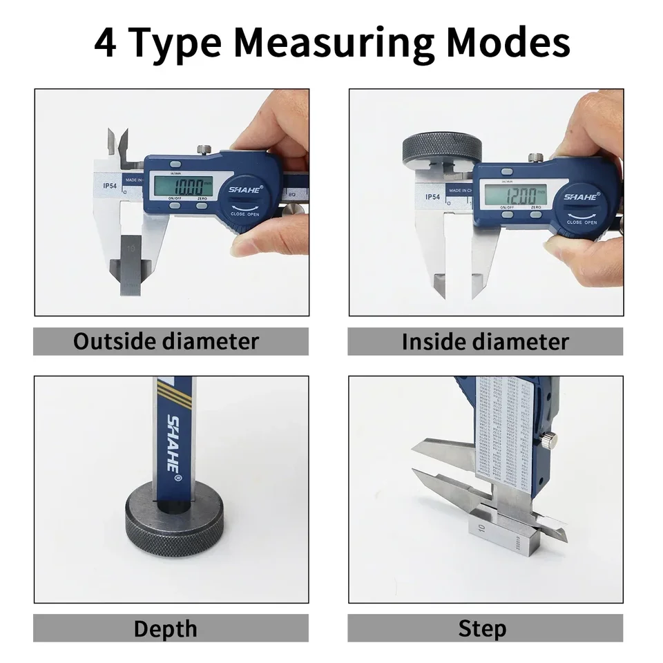 Digital Vernier Caliper | 200mm Stainless Steel | Electronic Ruler - Thumbnail 7