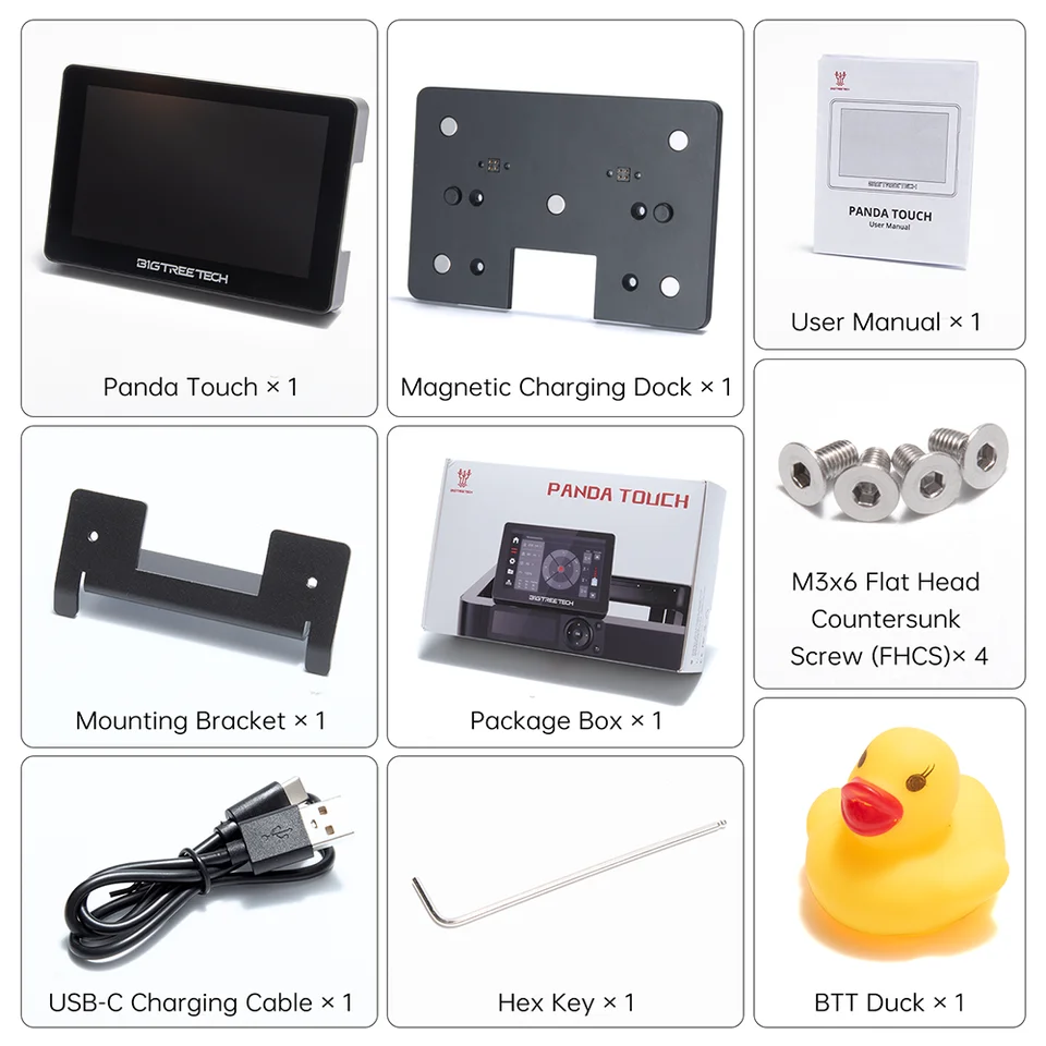 BIGTREETECH Panda Touch Screen for 3D Printer | Multi-Printer Wireless Control | Klipper Screen - Thumbnail 7