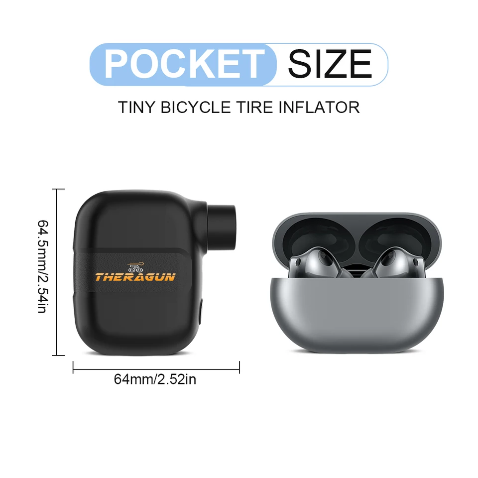 Digital Tyre Inflator | 100PSI Portable Rechargeable | Bike & Ball Pump - Thumbnail 3