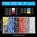 1900pcs No Pliers