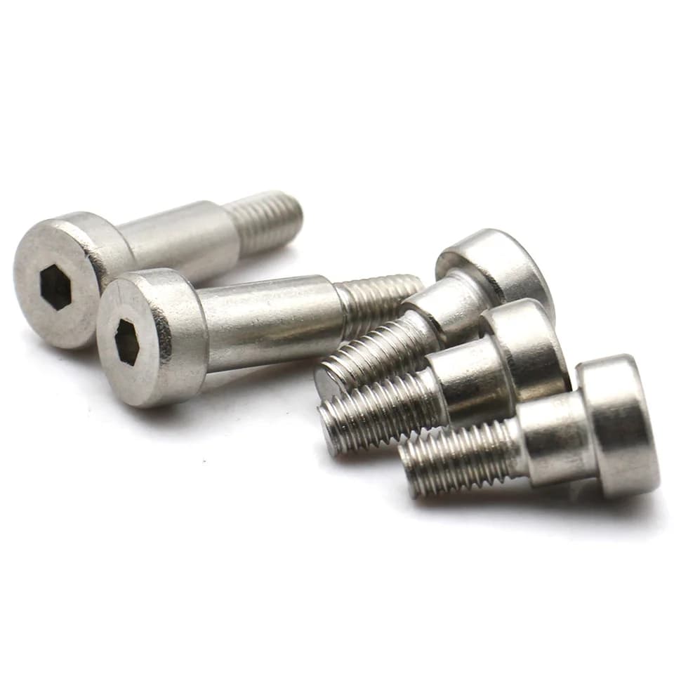 Ground Screw Hex Socket Shoulder Bolt: multiple identical bolts on a clean white background.