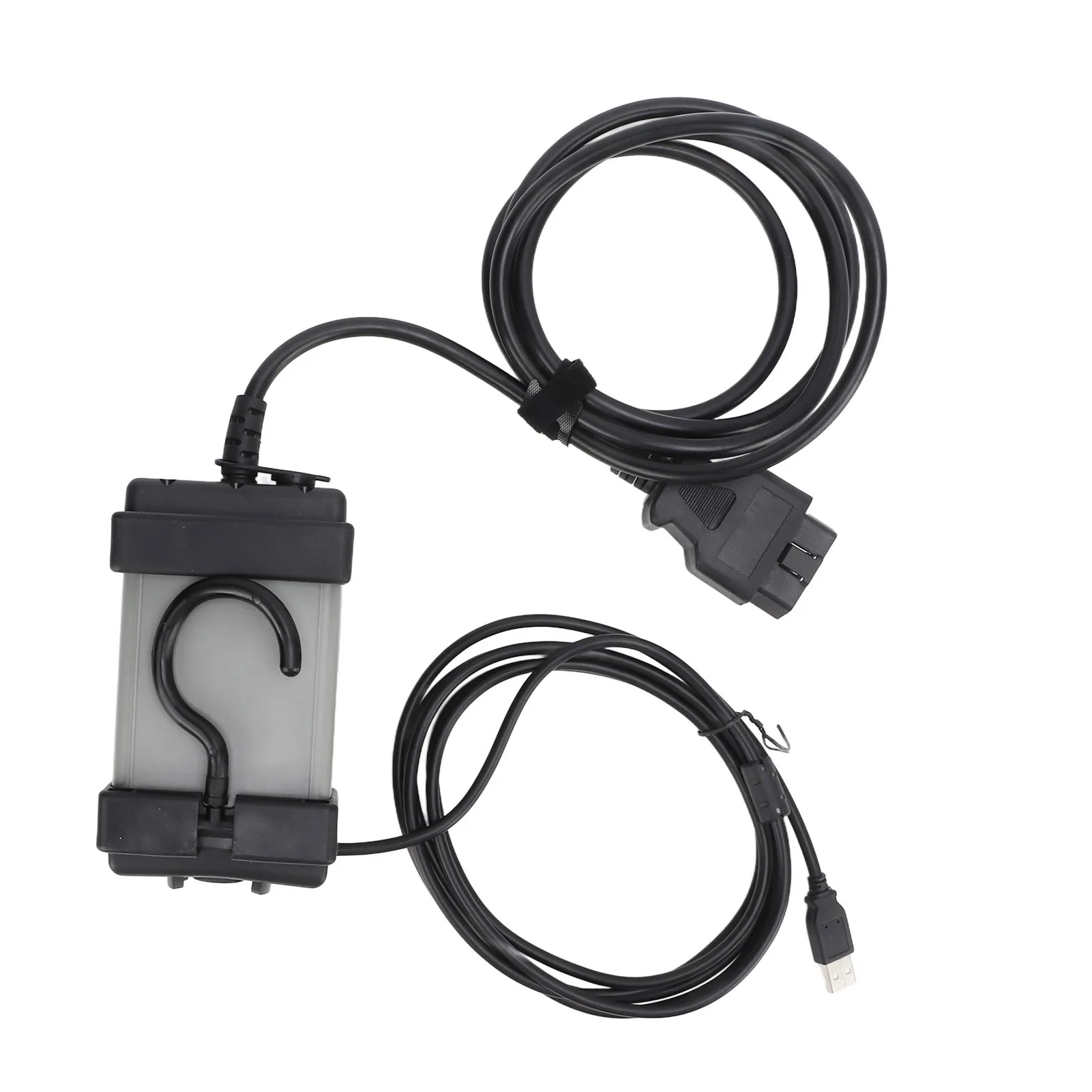 VIDA DICE 2014D EWD OBD2 multilingual car diagnostic tool with CARB cable for Volvo vehicle scanning, compatible with 7 32/64-bit systems.