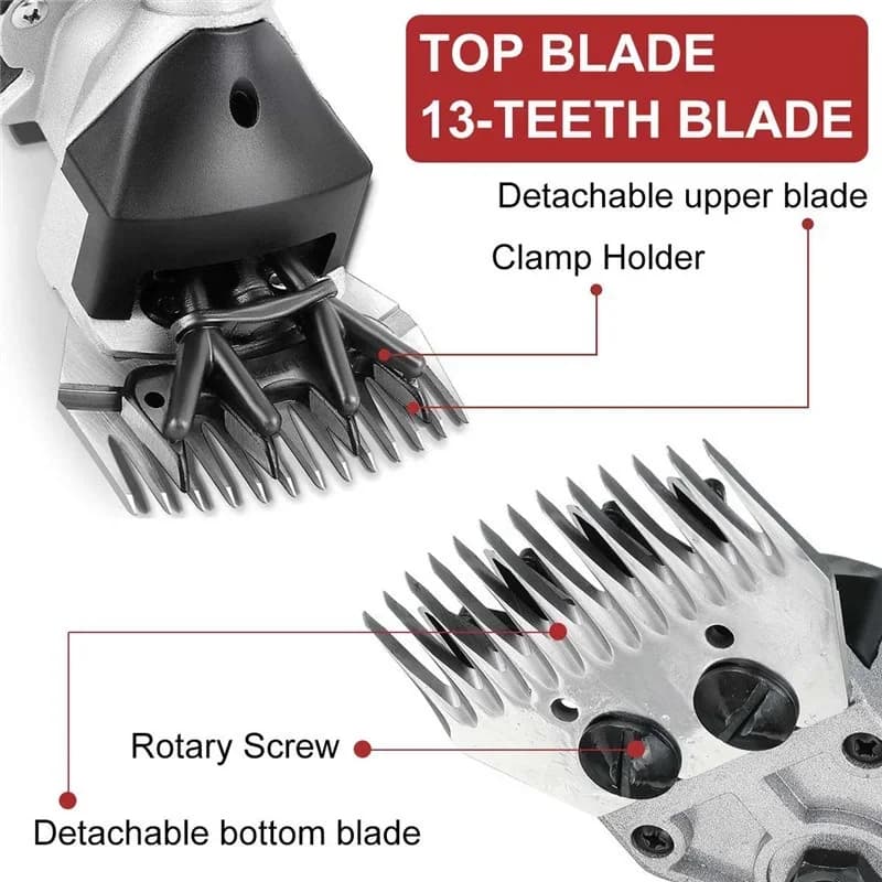 Sheep Shears | 1500W for Livestock & Cattle | Adjustable Speed - Thumbnail 6