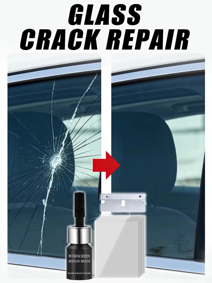 Repair Kit | Restores Chips & Cracks | Automotive Glass Fix Tool - Thumbnail 3
