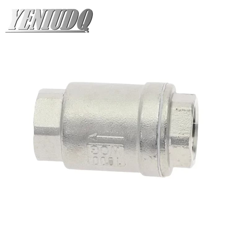 Stainless 304 Steel Vertical Check Valve | Water Pump One-Way | 1/2" to 2" Pipe DN15-50 - Thumbnail 5
