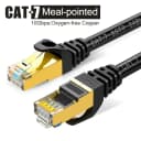 CAT 7 Round Black