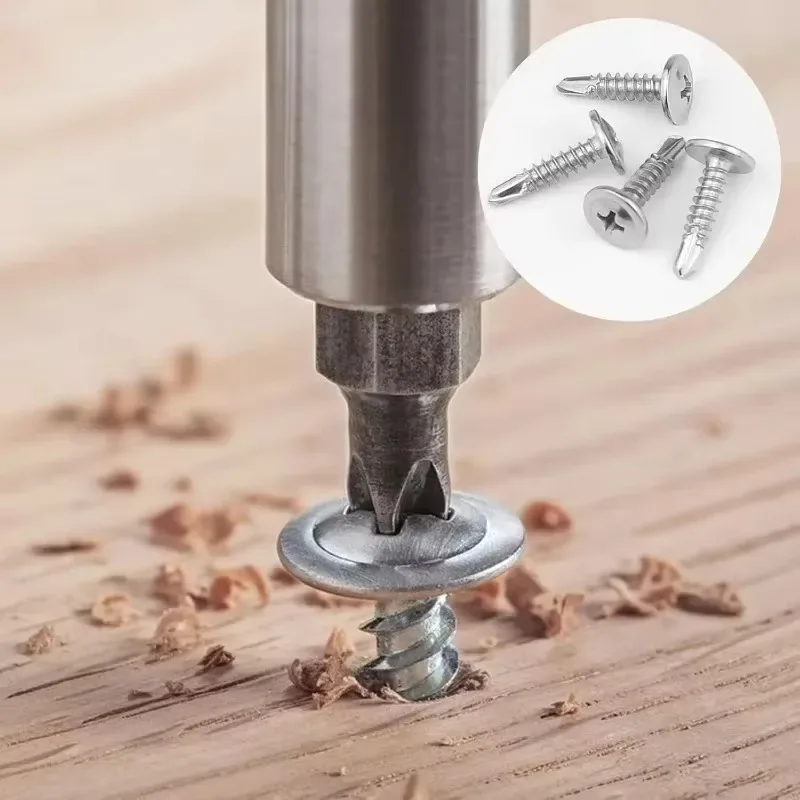 Tapping Screws | #8 M4.2 Truss Head | 410 Stainless Steel 100pc - Thumbnail 3