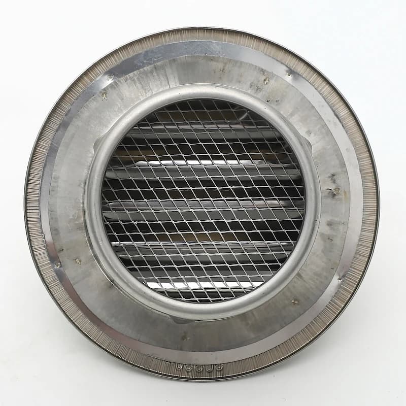 Stainless Steel Round Vent for Soffit | Hemispherical Grille | Outdoor Exhaust - Thumbnail 2