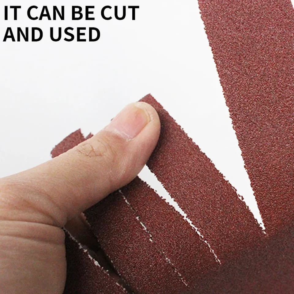3PC 75x533mm Sanding Belts | 80-400 Grit for 3x21'' Sanders | Wood & Metal - Thumbnail 5