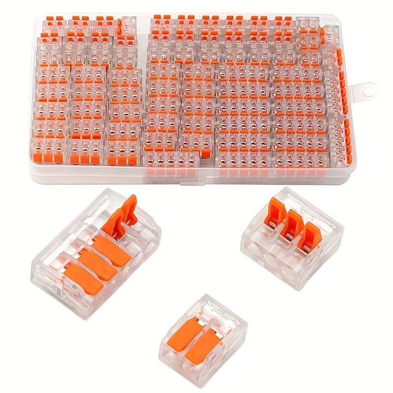 Quick-Connect Wire Terminals | 2-5 Port | 250V/32A | Electrical Connector Kit - Image 1