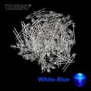 100pcs White-Blue