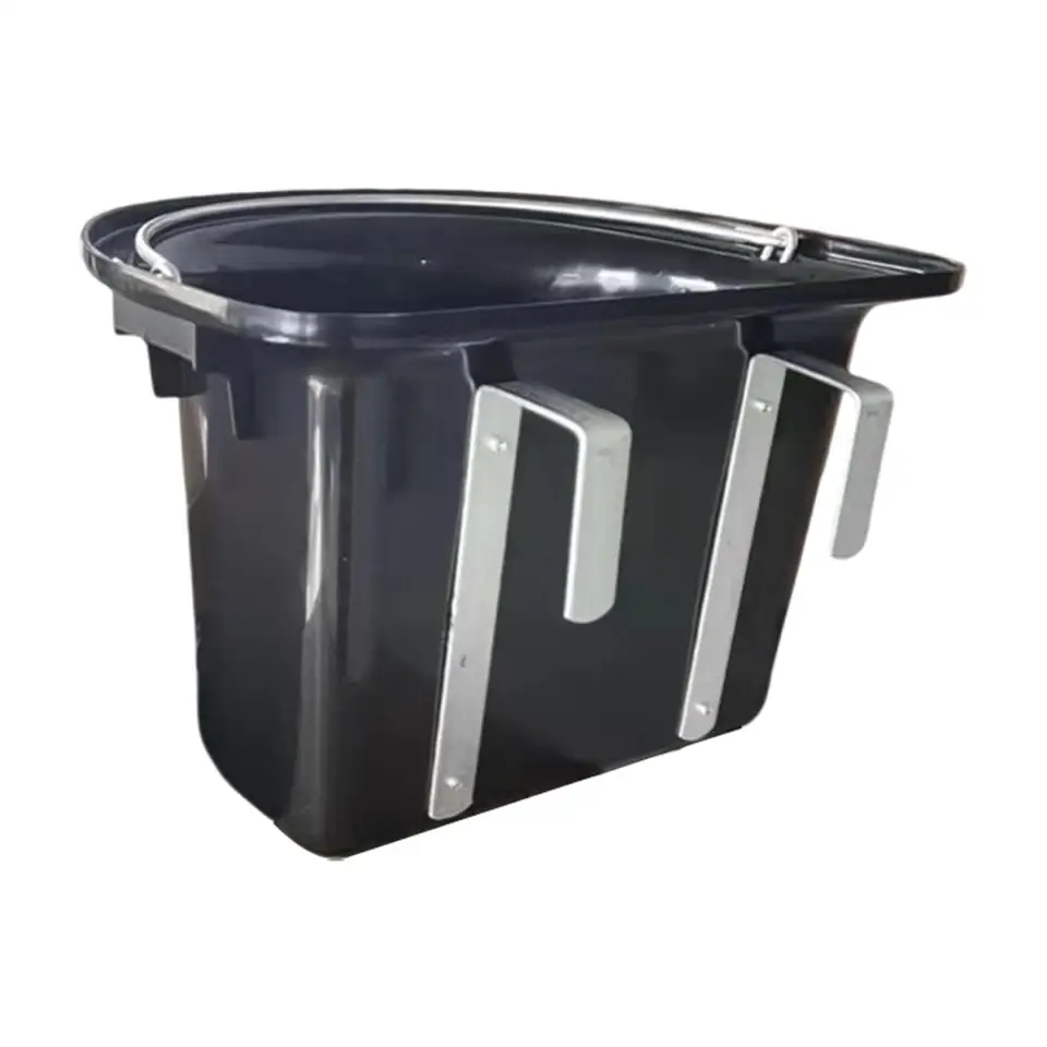 Livestock Feeder Pan | Large Mountable Heavy Duty Trough | Farm Animal Feeding Bowl - Thumbnail 4
