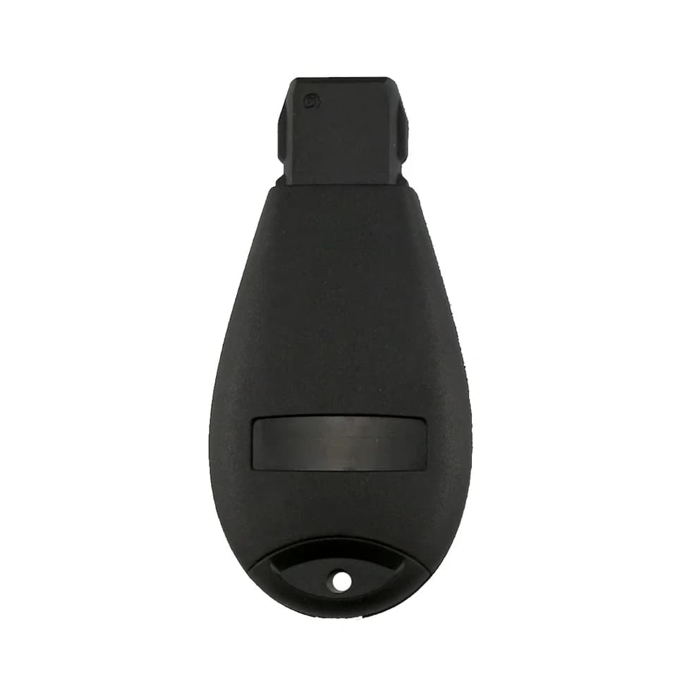 A 433Mhz ID46 chip remote car key for Chrysler and Jeep models, functioning as a remote car starter.