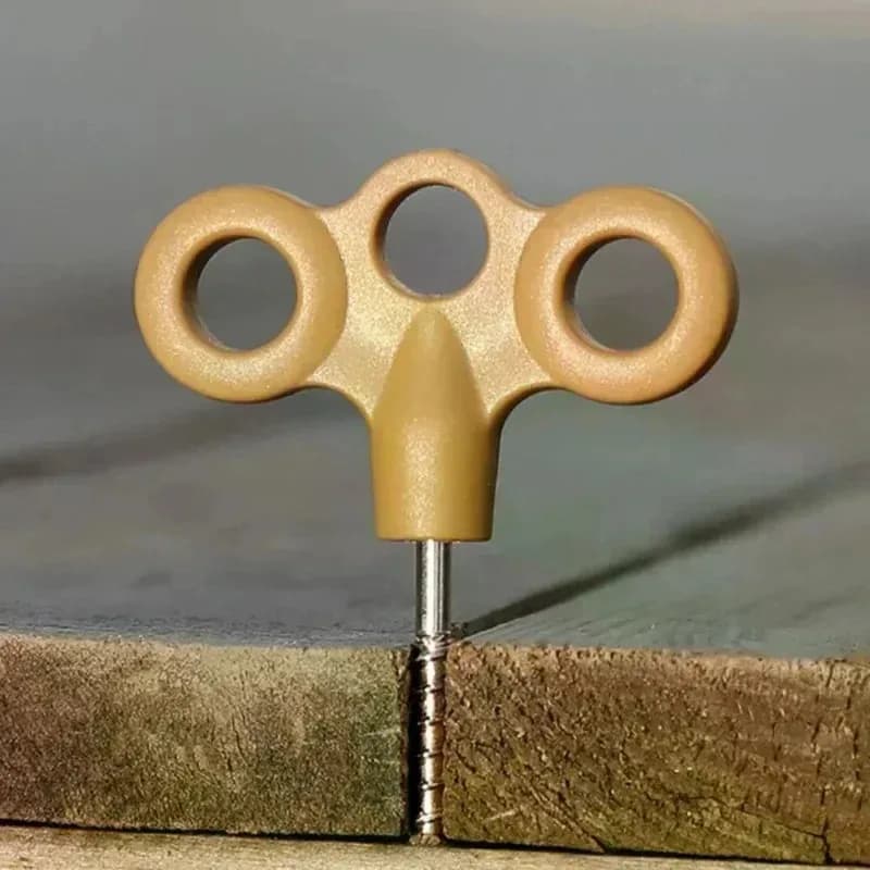 Heavy-Duty Ground Screw Stakes | Stainless Steel Tent & Tarp Anchors | 10pc - Thumbnail 2