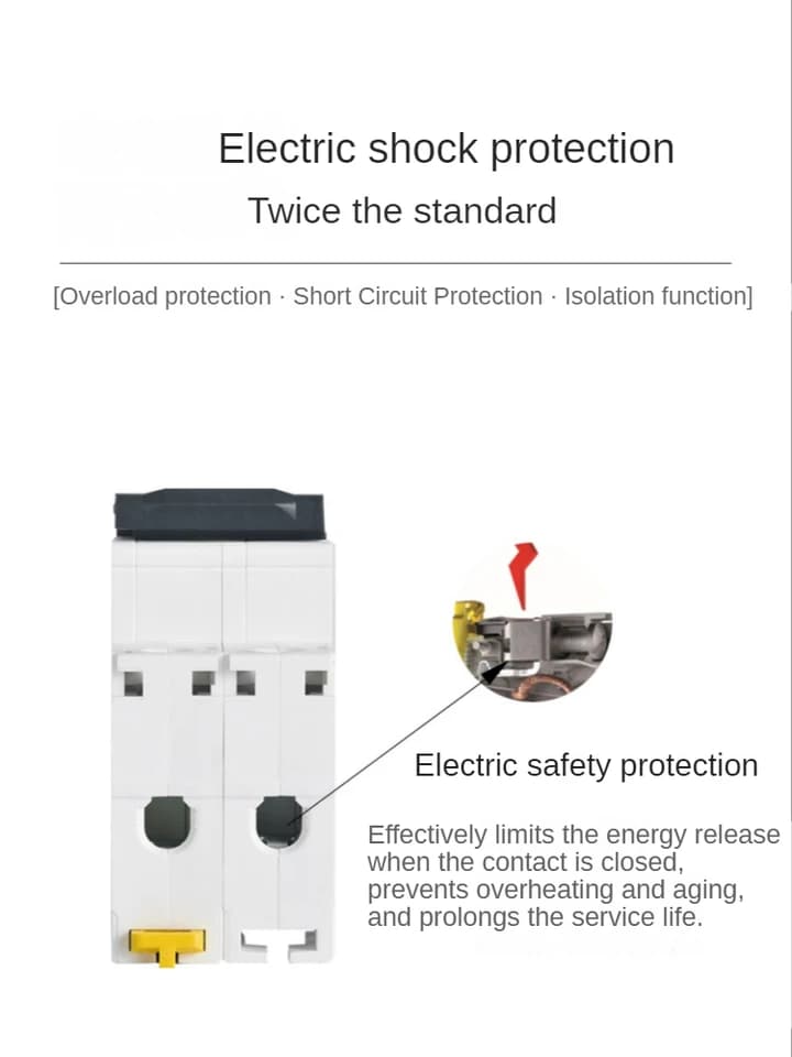 Schneider C65N-DC Miniature Circuit Breaker | 1P 2P Rail Type | Solar DC 32-63A - Thumbnail 7