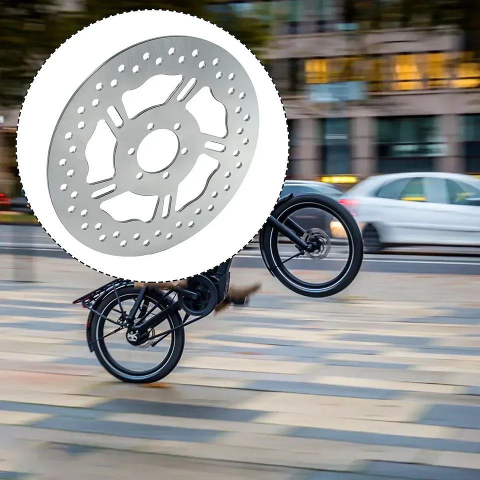 3mm Thickened Electric Bike Brake Rotors | 6-Hole Design | 160mm 170mm Steel - Thumbnail 3