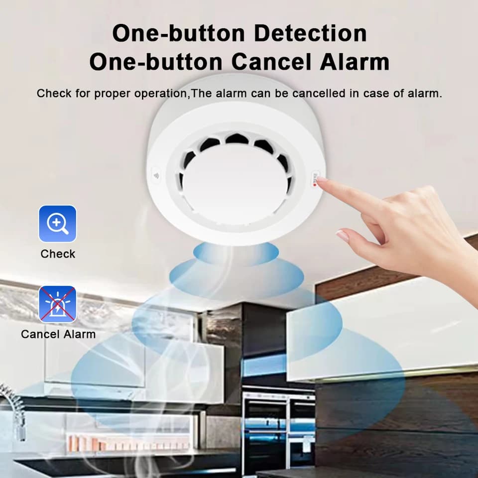 Smart Miniature Circuit Breaker | Photoelectric Smoke Detector | Fire Alarm System - Thumbnail 6