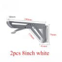 8 Inch-2pcs white