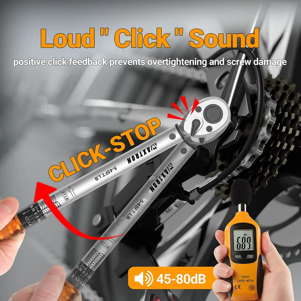 Waxtron Torque Wrench | 1-220Nm ±3% Accuracy | 1/4", 3/8", 1/2" Drive - Thumbnail 6