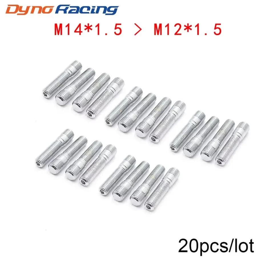 Wheel Chock Safety | Wheel Stud Conversion Kit | M14x1.5 to M12x1.5 - Thumbnail 2