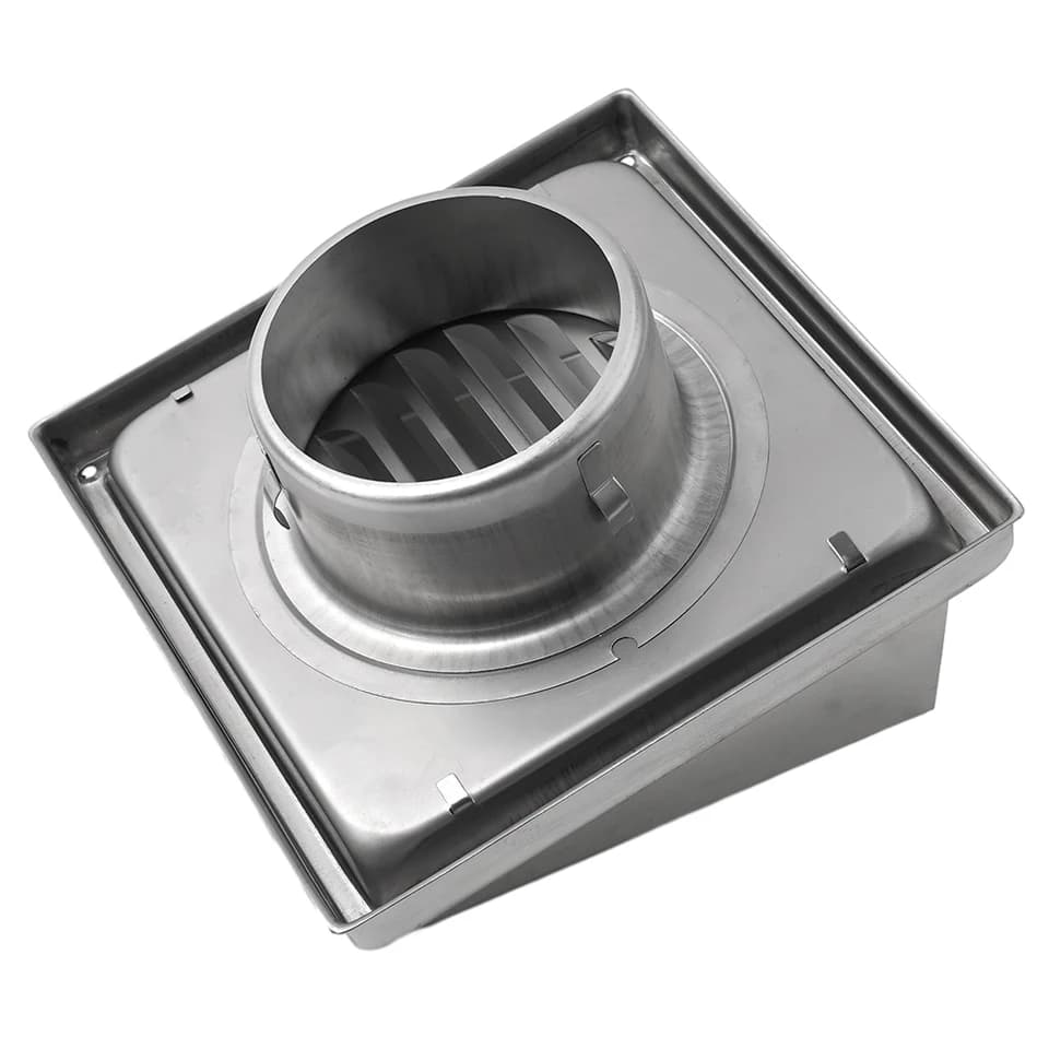 4-Inch Soffit Vent Cover | Stainless Steel Exhaust Grille | Wall Outlet - Thumbnail 4