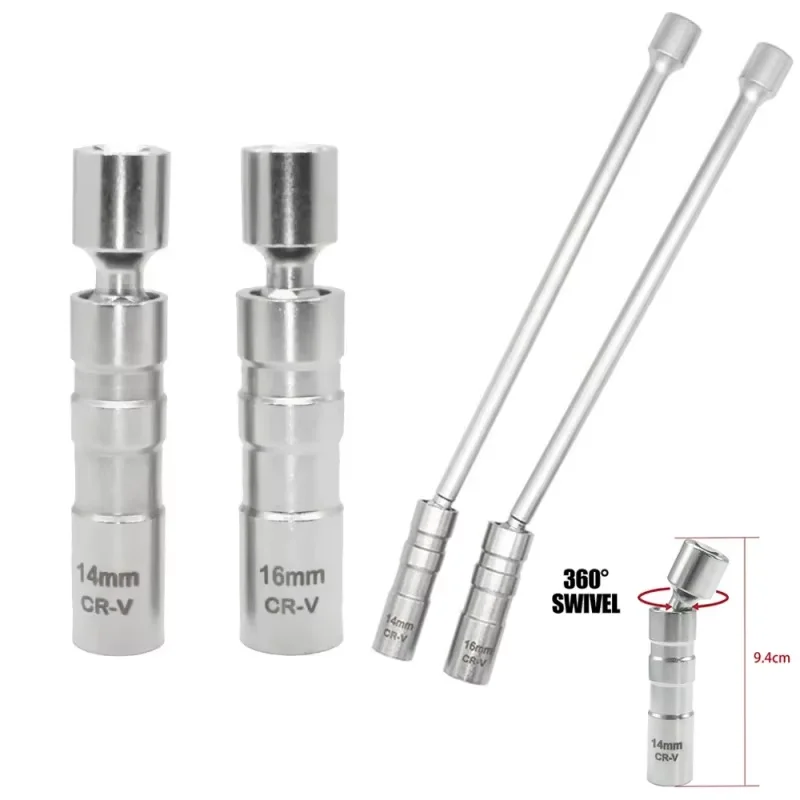 Spark Plug Socket | 14/16mm Thin Wall Design | 12-Point 3/8 Drive - Thumbnail 4