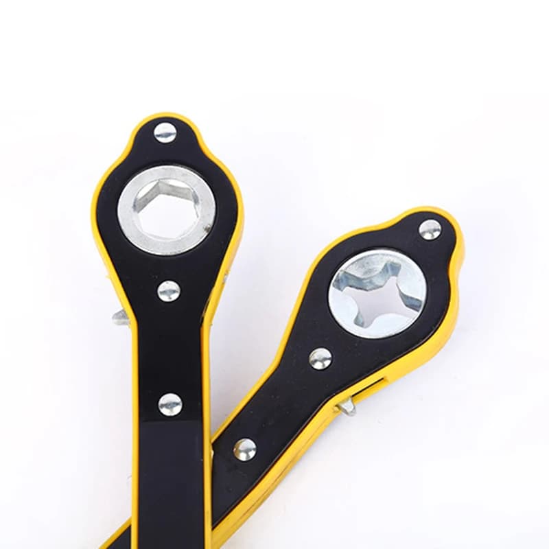 Jack for Changing Tires | Ratchet Wrench & Scissor Jack Handle - Thumbnail 2