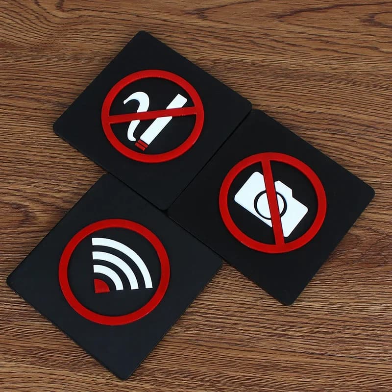 No Entry & No Trespassing | 10cm Plaque | Video Surveillance Warning - Thumbnail 2