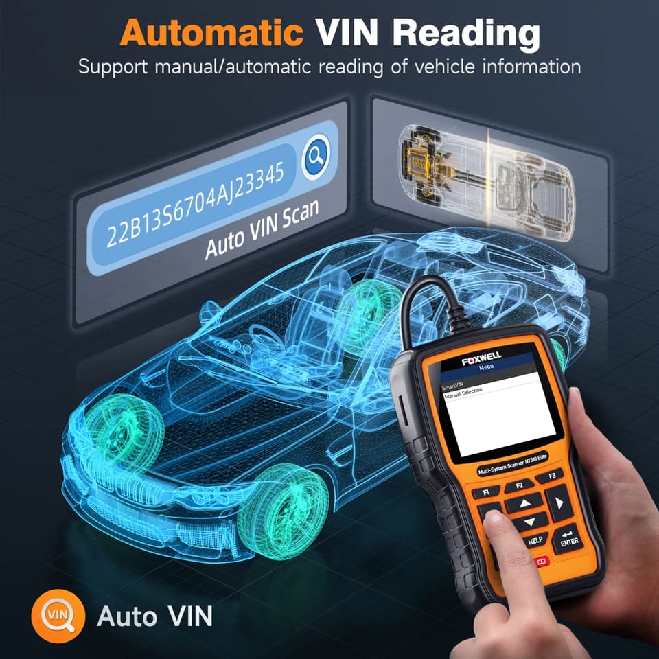 Plug Gap Tool & Scanner | FOXWELL NT510 Elite | ECU Coding & OBD2 - Thumbnail 5