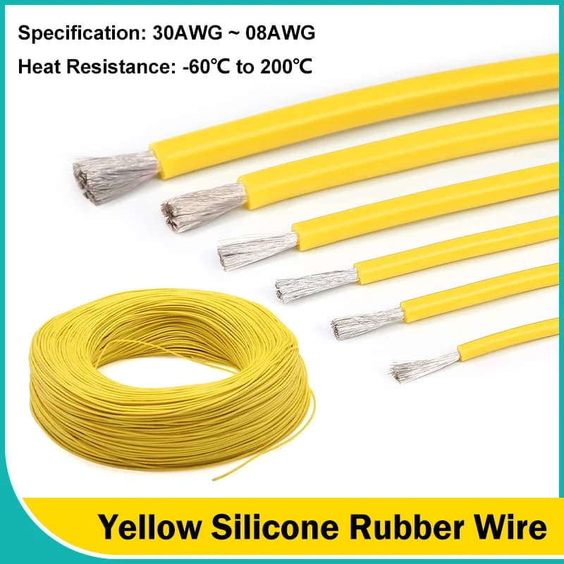 Flexible Silicone Wire | 10-30 AWG Automotive Cable | High-Temp Battery & Inverter Wiring - Image 1