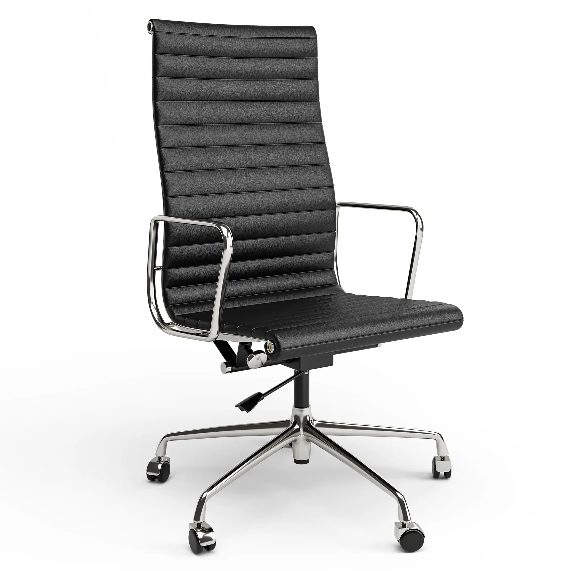 Genuine Leather Office Chair | High-Back Ergonomic Design | Adjustable Swivel Executive Chair