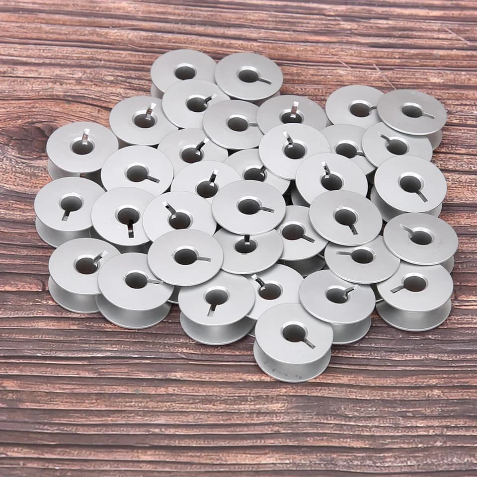 Machine Bobbins | Slotted Aluminum 55623A | Industrial Use - Thumbnail 4