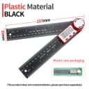 Protractor Black P2