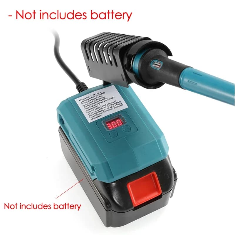 60W Soldering Iron | Inner Heat Fast Charge | For Makita Battery - Thumbnail 4