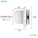 80MM Round