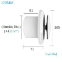 150MM Round